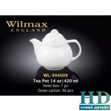 Чайник заварочный Wilmax серия "Color" (420 мл)