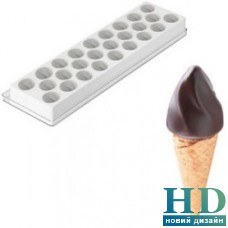 CON02M Форма для мороженого "рожок" Silikomart (d 30мм, h 35 мм, v 12,5 мл)