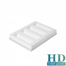 Набор форм силиконовых Silikomart INSERT BUCHE/4 (4 шт. 220X60 мм, h50 мм на пластиковом подносе)