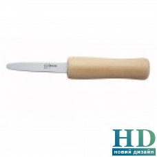 Нож для устриц с деревянной ручкой, тонкое лезвие