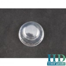 Крышка пластиковая прозрачная для стакана  77131 купол  без отверствия100 шт/уп