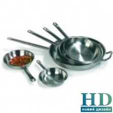 Сковорода нержавеющая сталь 2,5 л (24 х 5,5 см)