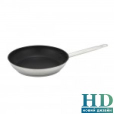 Сковорода нержавеющая сталь с антипригарным покрытием 1,5 л (20 х 5 см)