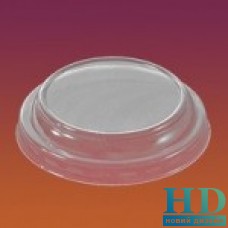 Крышка пластиковая прозрачная глухая  для стакану 71820 100 шт/уп