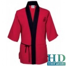 Куртка М поварская японский стиль, коттон (цвет черн, красн-черн, размер XS-2XL)