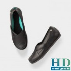 Туфли повара женские Sport Leather, черные, размер 35.5